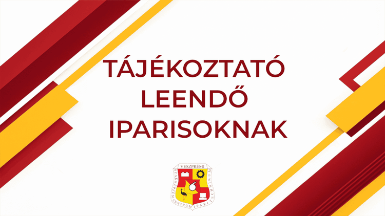 Tájékoztató leendő (felvételizett) tanulóinknak